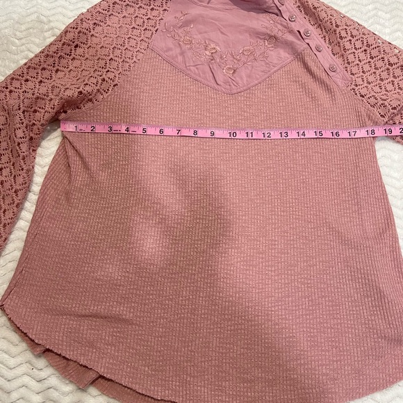 Free People Rose Sweetest Thing Thermal size m - Picture 9 of 14